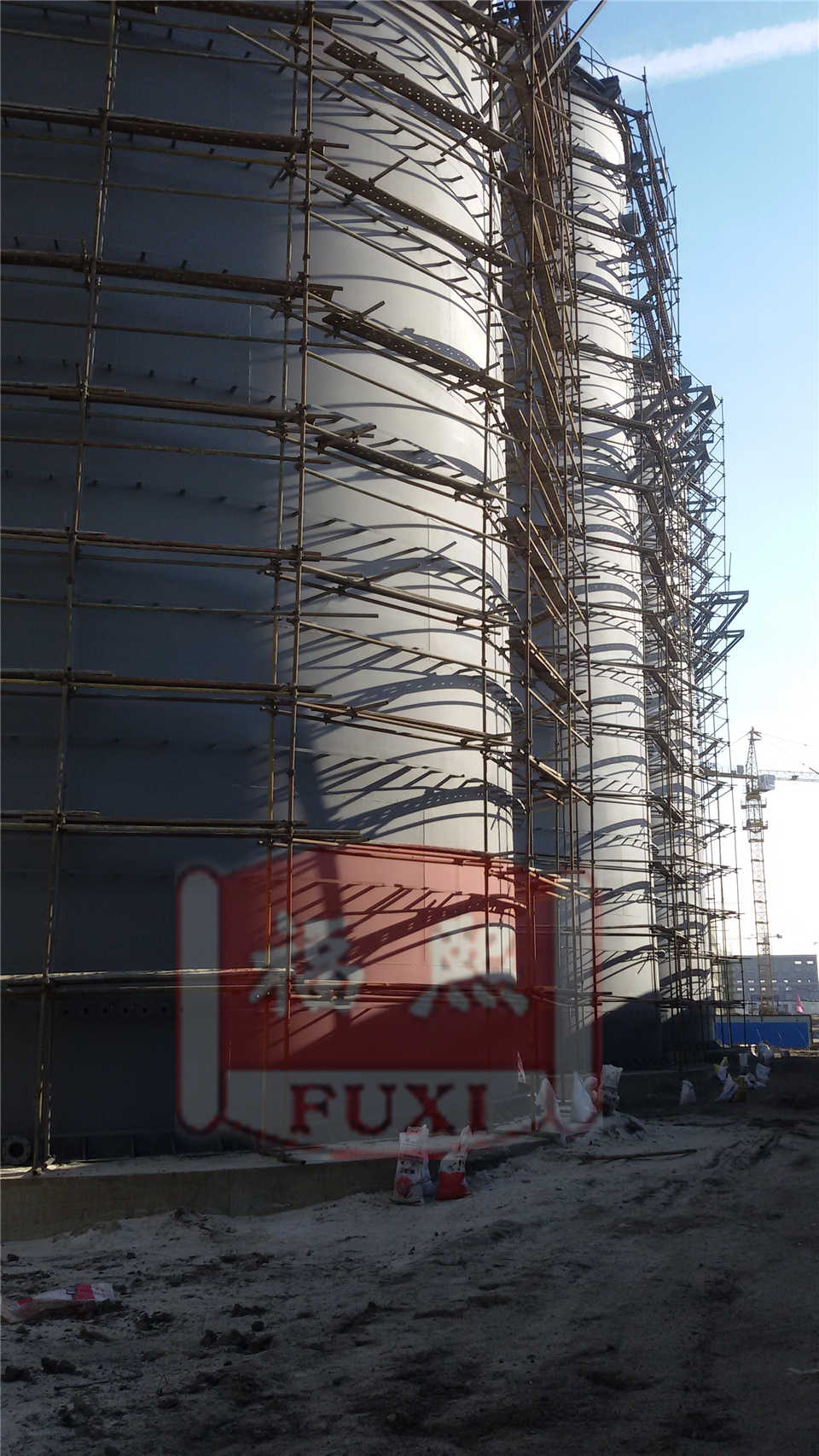 Construction Anticorrosive d'un réservoir anaérobie dans une usine de papier russe