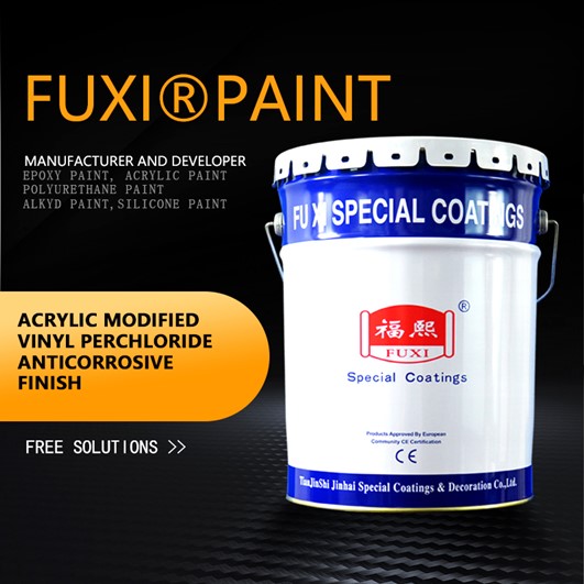 Peinture de finition Anticorrosive au perchloroéthylène modifié par l'acide acrylique