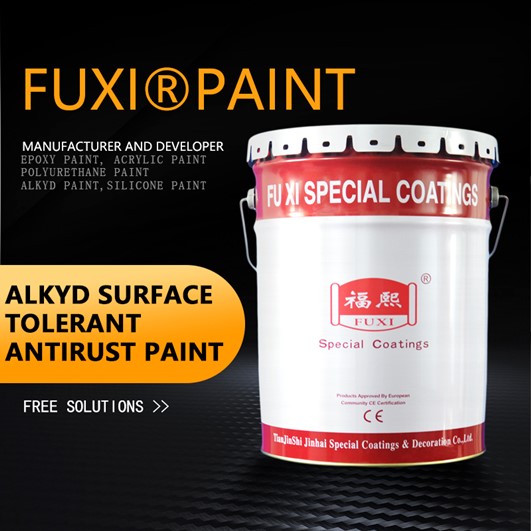 Peinture Anticorrosive et anti - rouille sur la surface alkyde